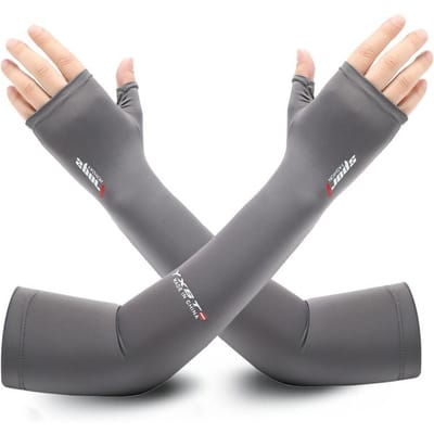 Zomerijs sleeve voor heren, ijszijde armbeschermer, halve vinger, Hoge Kwaliteit, Duurzame Constructie, Stijlvol Ontwerp, Praktische Functie, Praktisch Dagelijks Gebruik One Size