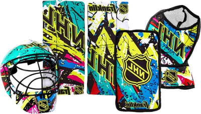 Mini Hockey Keeperspads - Jeugd Keeperuitrusting - Hockey Bescherming - Duurzame Constructie - 27x19x26 cm - Meerkleurig