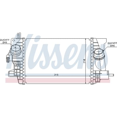 Intercooler NISSENS 96574