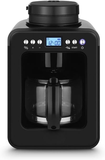 Koffiemachine met Bonen - Volautomatische Koffiemachine - Espressomachine - 600 W - Zwart