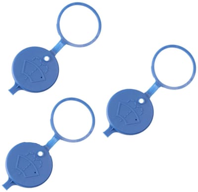 Dailygoods- Flessendop 3-delige Set - Vervangend voor Peugeot 2008/3008/307/308/408 - Hoogwaardig Kunststof - Duurzaam - Universeel Ontwerp - Diameter 52,5 mm - Reservoirdop