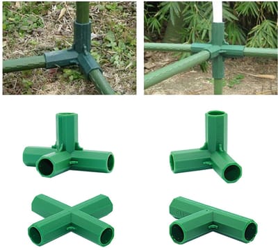 20 STKS Fitting 11MM 4 Types Stabiele Ondersteuning Heavy Duty Broeikas Frame Building Connector Geschikt voor Druif Trellis Zonnebrandcrème Schuur Tuinieren