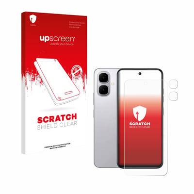 upscreen - Screenprotector voor Infinix Smart 10 (Voor+Camera) - Folie Beschermfolie transparant