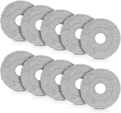 8 stuks wisdoeken geschikt voor Dreame L10s Ultra Gen 2/Gen 3 - L40/L50 Ultra AE - L10s Pro Ultra - X30/X40/X50/L40 Ultra - Mova E30/E40/P50/V50 Ultra stofzuigerrobot - wasbare microvezel-dweilpads, vervangende