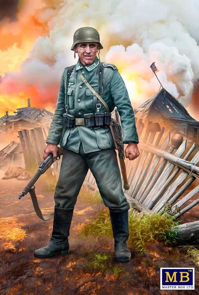 Master Box Modelbouwpakket Militaire voertuigen - 35227 German military man 1939-1941 Plastic - 1:35 - Modelbouw