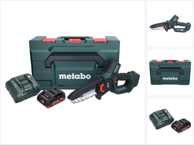 Metabo MS 18 LTX 15 accu-houtzaag 18 V 15 cm 5 m/s + 1x accu 4,0 Ah + oplader + metaBOX