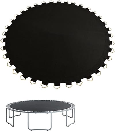 Trampoline springmat - Vervangend doek - Buiten spelen - Heavy duty materiaal - 14FT 4.27M - Zwart