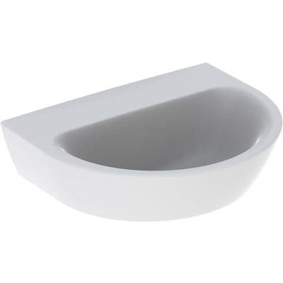 Geberit Renova hand wash basin 45 x 36 cm without tap hole without overflow 500.497.01.1