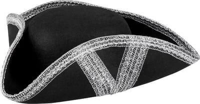 Boland - Hoed piraat Royal fortune zilver - 59 - Volwassenen - Unisex - Piraten