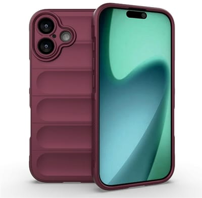 Coverup Hoesje - Geschikt voor iPhone 17 Hoesje - Coverup Hands-On Rugged Back Cover - Bordeaux