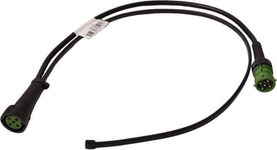 Aspock 5-polige bajonet verlengkabel 40 cm met aftakking 60 cm