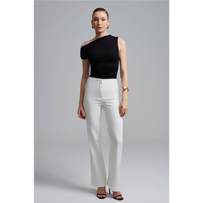 Hoge Taille Flared Broek