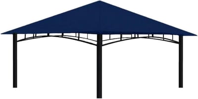 Vervangend paviljoendak - Reserve dakbedekking - Bescherming tegen zon - 100% waterdicht PVC - 3x3 Meter - Marineblauw