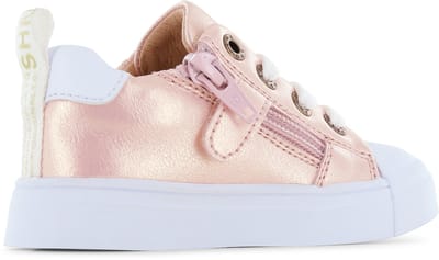 Shoesme Shoesme Sneakers metallic roze Leer