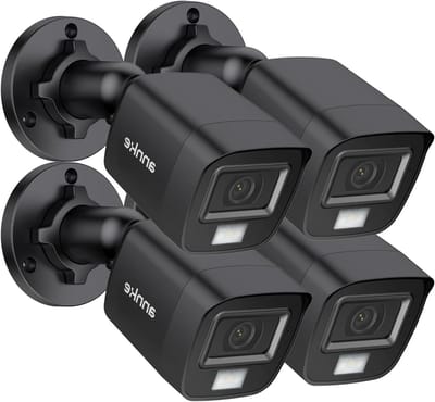 Bewakingscamera Set - CCTV Camera's - Huis Beveiligen - Dubbele Verlichting - 1080p HD - Wit