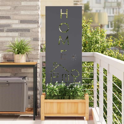 vidaXL - Tuin - Privacy - Scherm - Antraciet - 50 - x - 140 - cm - Koudgewalst - staal
