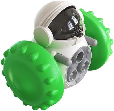 Oneay Slow feeder voerspeelgoed – Lekvrije voerbal en traktatiebal – Interactief speelgoed voor honden en katten