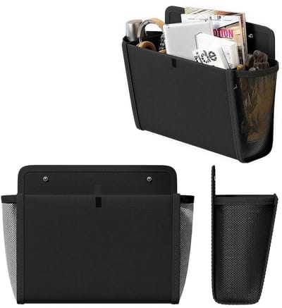 Hangende Opbergtas, 45×23×5 Ccm Campeer Opbergtas, Hangende Opbergtas met Tweevaksindeling, voor Camper, Slaapkamer, Kast