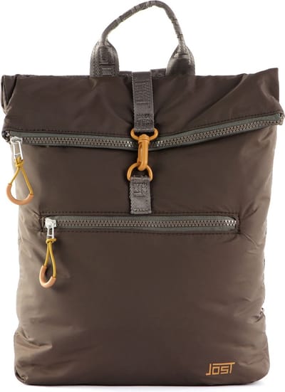 JOST Rugzak Kemi Courier Backpack Coffee Donkerbruin