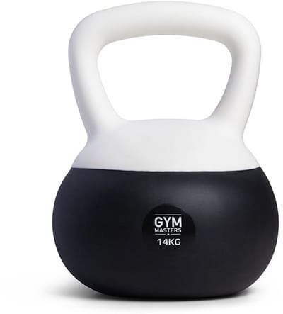 Gym Masters - Zachte kettlebell 14 kg - zacht - Premium - kettle - kettlebell - weights - kettlebell set - gewichten 14kg - kettlebells set - fitness gewichten kettlebell
