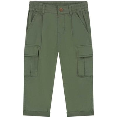 Prénatal peuter broek Dark Khaki Green 74 heren