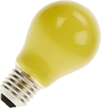 Schiefer E27 Gloeilamp | 60W Geel 240lm 230V | Dimbaar