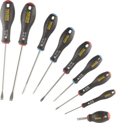 Stanley - FATMAX Schroevendraaierset 9-delig - St/Par/Poz - Schroevendraaier - Schroevendraaiers en Boren - 1 Stuk(s)