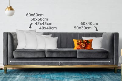 Sierkussens - Kussentjes Woonkamer - 50x30 cm - Vrouw - Citroenen - Bloesem - Geel