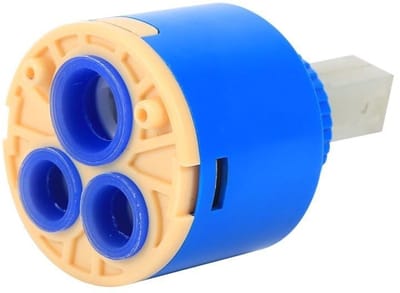 Dailygoody - Vervangende Keramische Schijf 40mm - Keukenkraan Ventiel - Duurzaam en Waterbesparend - Hoogwaardig PP-Kunststof - Praktisch en Lichtgewi