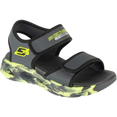 Skechers S Lights-Sola Glow Zandal-Fus - Jongens Sandalen - Grijs