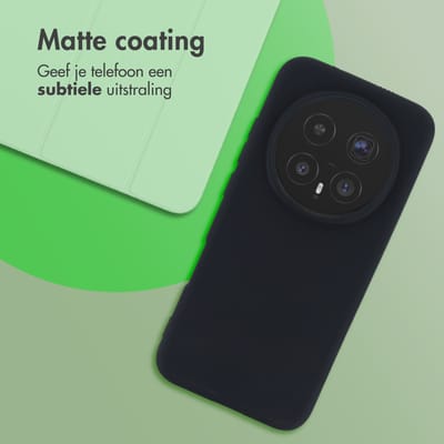imoshion Hoesje - Geschikt voor Honor Magic8 Pro - Color Backcover - Zwart