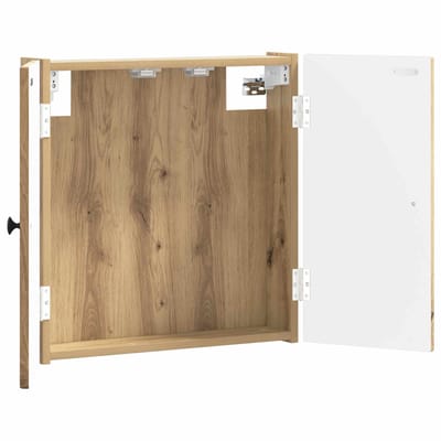 vidaXL - Dartbord - Kabinet - EDE - Artisanaal - eiken - 52,5 - x - 10,5 - x - 53,5 - cm