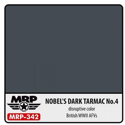 Mr. Paint MRP-342 - Nobel‘s Dark Tarmac No.4 – 30 ml verf voor Airbrush & Detailwerk