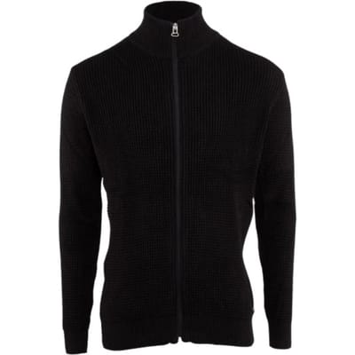 Kronstadt Abel Zip Casual sweater heren Zwart 3XL