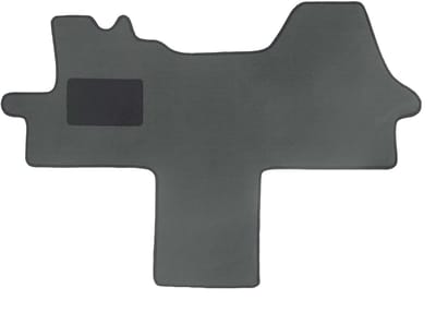 Dailygoods- Vloermatten op maat - Renault Master III - 2-Sitzer - Onderhoudsvriendelijk - Effectieve bescherming - 100% passend - Automatten