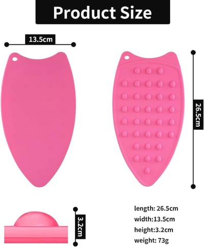 Siliconen strijkijzermat 2 stuks - Antislip, Hittebestendig en Compact - Ideaal voor Strijkplank en Tafel