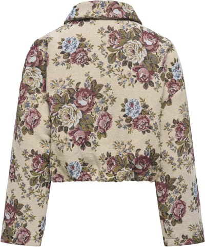 Jacqueline de Yong Jas Jdyflola L/s Jacquard Jacket Wvn 15380757 Cremw Brulee/flower Jac Dames Maat - L