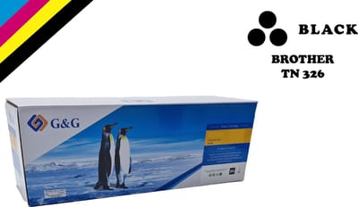 Toner Brother TN-326/ Black Convient Pour DCP-L8400, L8400CDW, L8400CDN, L8450, L8450CDW, HL-L8250, L8250CDN, L8350, L8350CDW, MFC-L8650, L8650,CDW, L8850 - Compatible