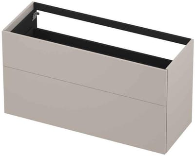 INK - Onderkast 2 Laden Push To Bestaande Uit: - 1200x450x650 Mm - Mat Kasjmier Grijs