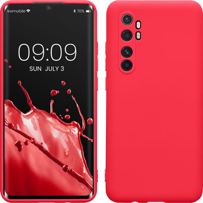 kwmobile telefoonhoesje geschikt voor Xiaomi Mi Note 10 Lite - Hoesje voor smartphone - Precisie camera uitsnede - In neon roze