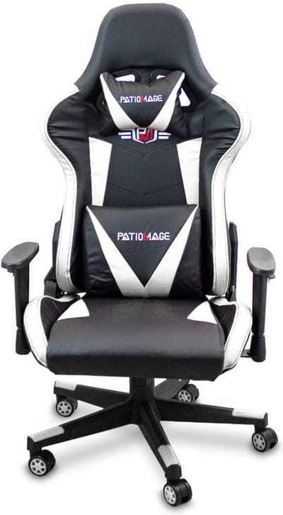 LACESTONE - Gamingstoel - Gamerstoel - Bureaustoel - Bureaustoel Patiomage 218 - Wit