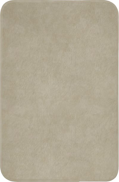 WC mat 40x60 cm - Antislip - Taupekleur - Gewolkt textuur - Natuurlijk - Toiletmat - Vloermat - Douchemat - Toilet tapijt - Toiletmatten