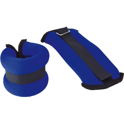 Verzwaarde polsbandjes (paar) Sporti 0.5kg