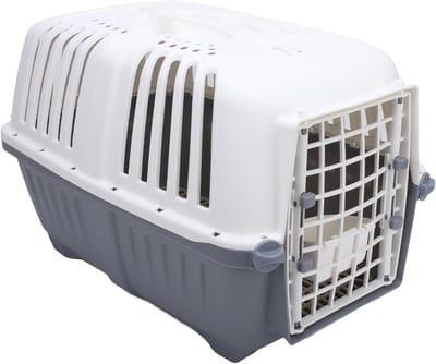 Huisdier Draagtas - Dierenvervoerder Kennel - Reizen met Huisdier - Lichtgewicht Ontwerp - 47x31x32 cm - Grijs