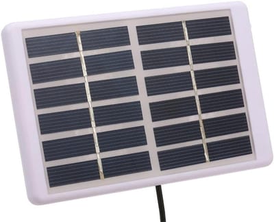 Zonnelader Zonnepaneel - Draagbare Oplader - Apparaten Opladen - Hoge Energieconversie - 130 x 84 mm - Zwart