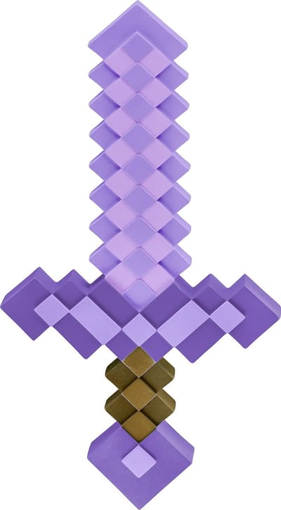 Plastic replica Disguise Minecraft Enchanted Sword