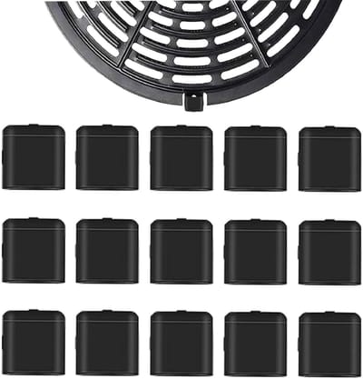15 Stuks Rubber Buffers voor Airfryer, Krasbestendige Beschermpads, Universele Siliconen Bescherming, Herbruikbare Accessoires voor Airfryer Onderdelen