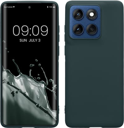 kwmobile telefoonhoesje geschikt voor Motorola Edge 60 - Hoesje voor smartphone - Back cover in leisteen