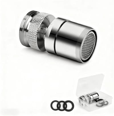 Beluchter 22 mm - anti-slip design - keukenkraan en badkraan adapter - M22 buitendraad/M24 binnendraad