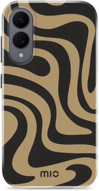 MIO by Mobilize Hoesje | Geschikt voor Samsung Galaxy S25 Edge | Compatibel met MagSafe | Hard Shell Back Cover | Swirl